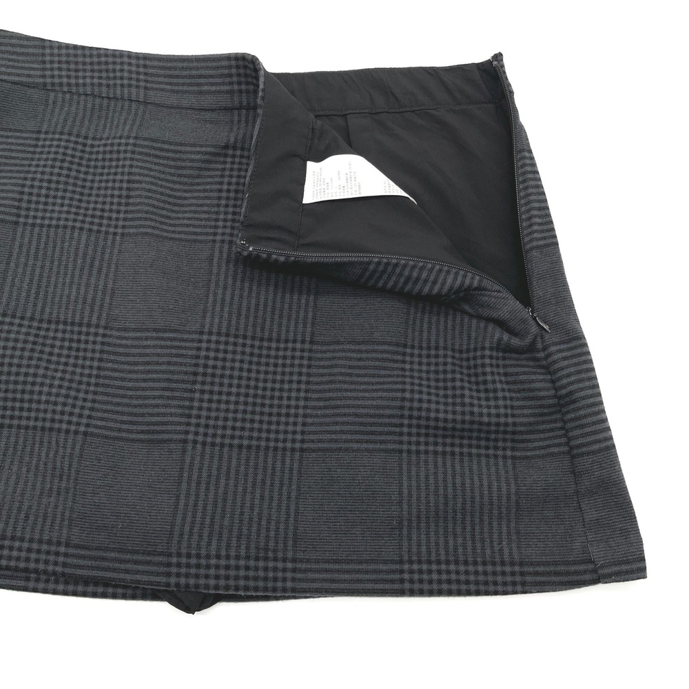 Abercrombie Fitch Flannel Skort Womens Large Plaid Dark Academia Preppy School - Picture 6 of 12